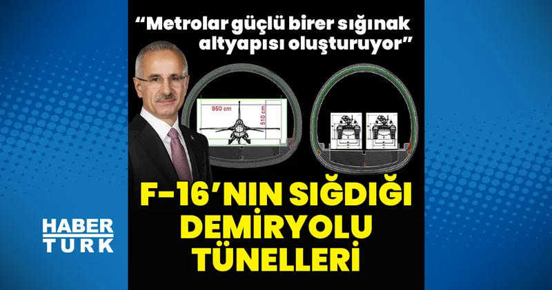 F 16 nın sığdığı demiryolu tünelleri İş Yaşam Haberleri