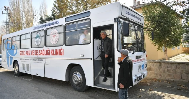 Gezici Ağız ve Diş Sağlığı Kliniği vatandaşın ayağına gidiyor Kayseri Haberleri