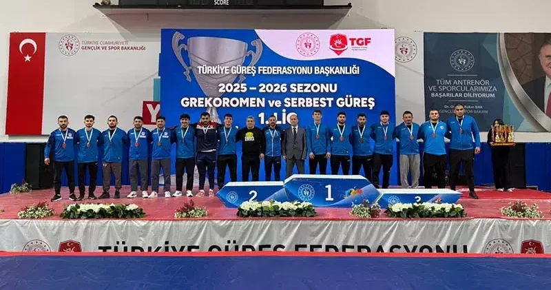 Grekoromen Güreş 1’inci Lig müsabakalarında zirve İstanbul Kasımpaşa’nın oldu