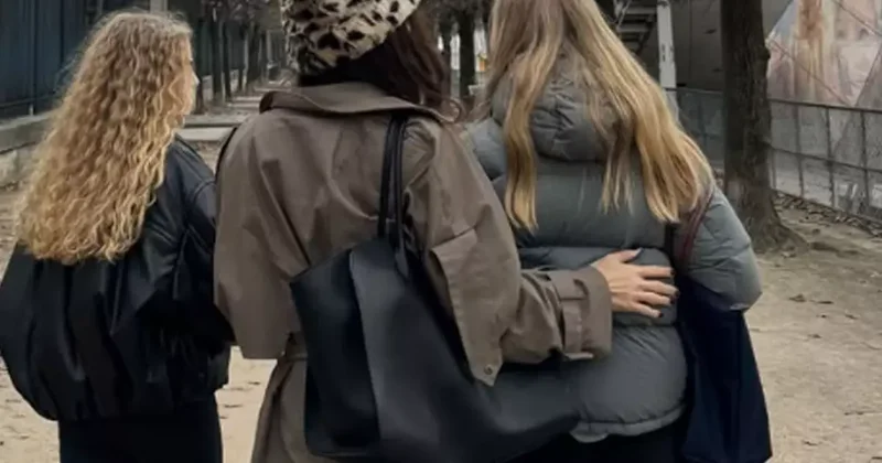 Yasemin Ergene nin kızları Paris te göz kamaştırdı: Boyları anneyi hızla yakalıyor!