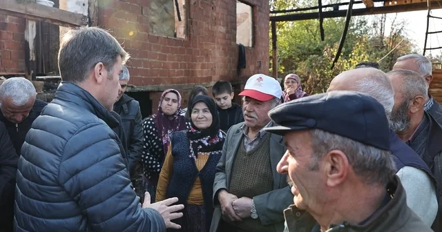 Vali Bakan açıkladı: Yaşlı çiftin yanan evleri el birliğiyle yeniden inşa edilecek Amasya Haberleri