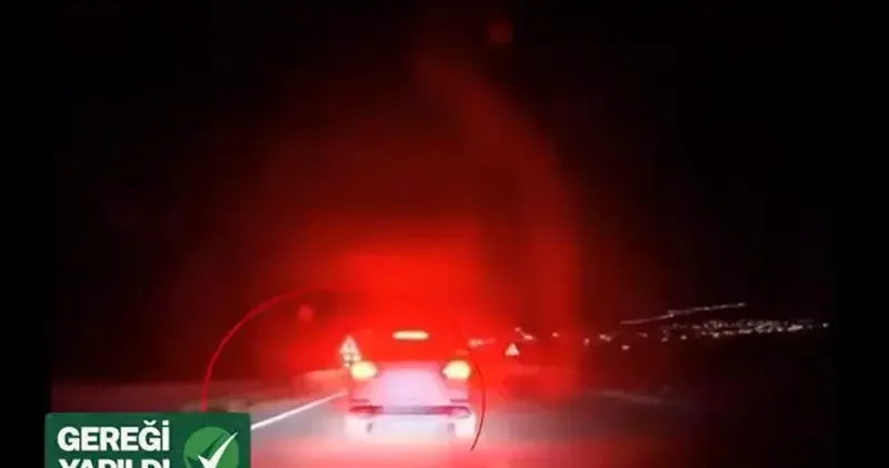 Bakan Yerlikaya: Trafik güvenliğini tehlikeye düşüren sürücü yakalandı