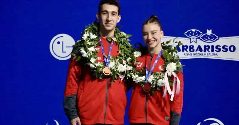 Milli aerobik cimnastikçiler Avrupa Şampiyonası nda 2 madalya kazandı Salon Sporları Haberleri