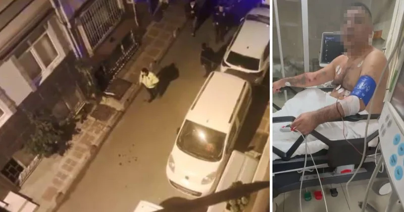 1 i polis 4 kişi yaralandı: Tüfekle etrafa ateş açan kişi yakalandı