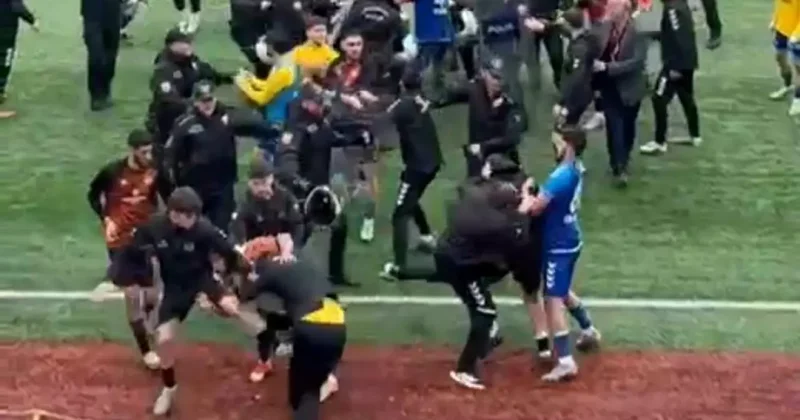 Amatör maçta tam 24 kırmızı kart çıktı!