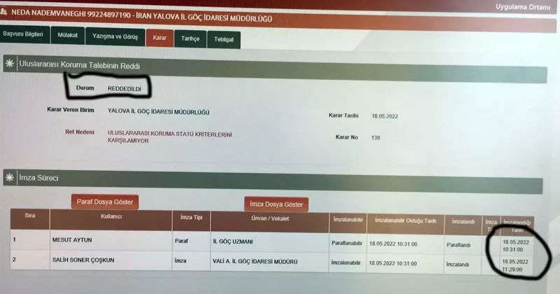 Yalova da Göç İdaresi ne Rüşvet Soruşturması