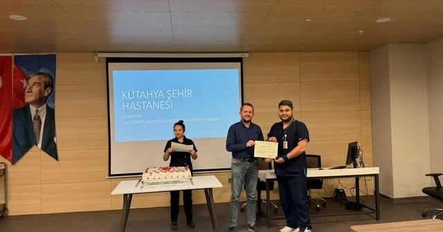 Kütahya Şehir Hastanesi nde Acil Bakım Hemşireliği Eğitimi tamamlandı Kütahya Haberleri