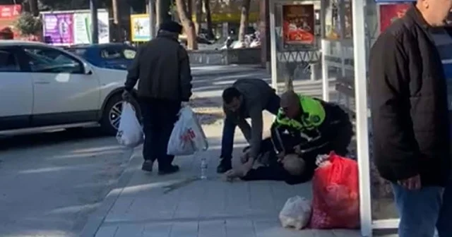 Polisin ilk yardım müdahalesi hayat kurtardı İzmir Haberleri