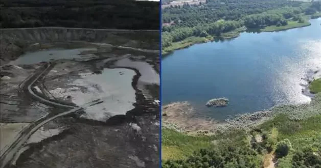 Arnavutköy de İBB nin rehabilitasyon çalışması yaptığı Mavi Göl yok oldu