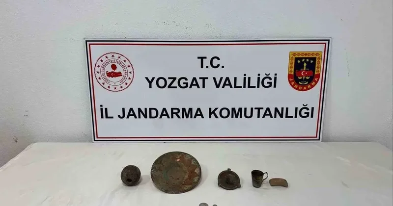 Yozgat’ta tarihi objeler yakalandı