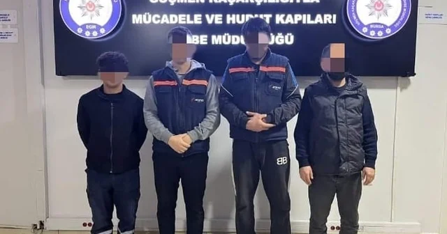 Bursa da düzensiz göçmen denetimi Bursa Haberleri