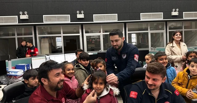 Minik öğrenciler 112 yi yerinde öğrendi Şırnak Haberleri