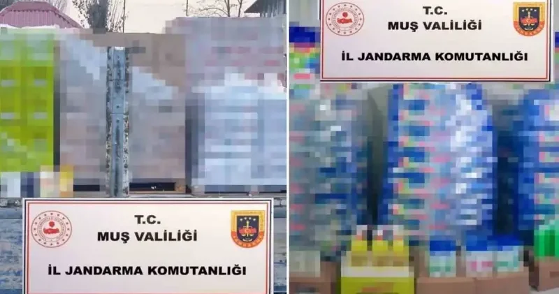 Muş’ta 1 milyon 820 bin TL’lik sahte ürün ele geçirildi Muş Haberleri