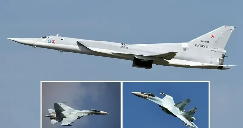 Rusya dan Karadeniz de gövde gösterisi: Uzun menzilli bombardıman uçaklarına savaş uçakları da eşlik etti Dünya Haberleri