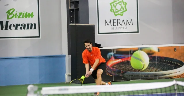 Meram da aileler kortta buluşuyor Konya Haberleri