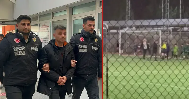 Antrenör, kadın hakeme saldırıp tokat attı