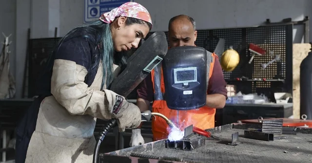 MERCEK te çelik kaynak ustaları yetişiyor Mersin Haberleri