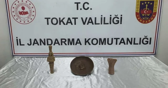Tokat ta jandarmadan tarihi miras operasyonu Tokat Haberleri
