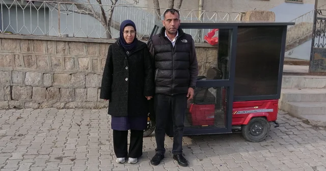 DHA haber yapmıştı; görme engelli eşini iş yerine götüren kadının isteği gerçek oldu Kayseri Haberleri