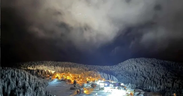 Giresun da sahilde yağmur, yüksek kesimlerinde kar yağışı etkili oluyor Giresun Haberleri