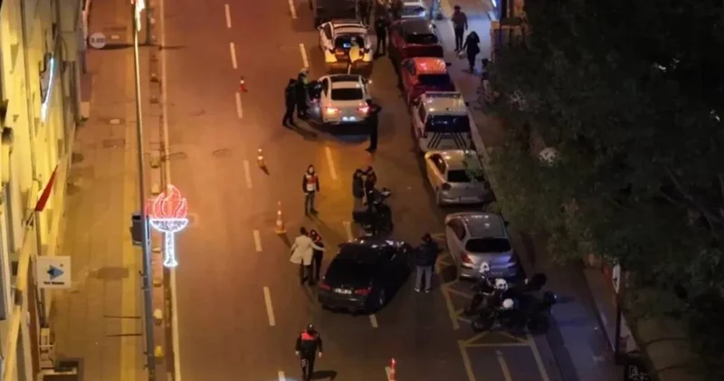 Kadıköy de dron destekli asayiş denetimi