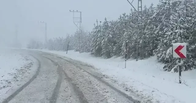Kızlan Yaylası kara teslim oldu VİDEO İZLE