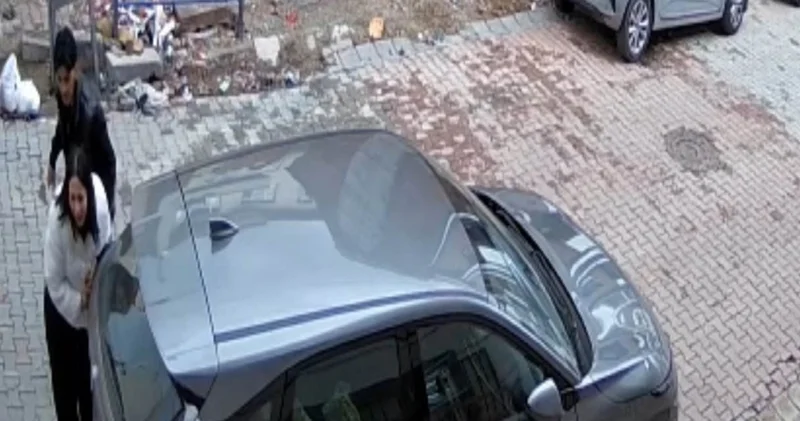 Çağlayan da korkunç anlar: Kadını sokak ortasında dövdü kafasına silah dayadı!