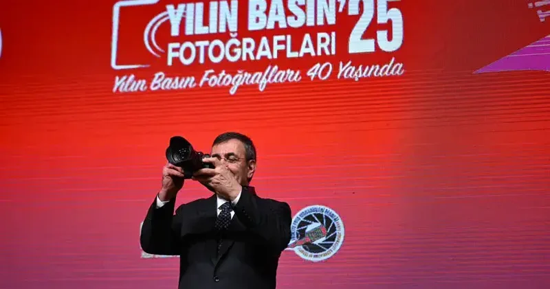 Cevdet Yılmaz, Yılın Basın Fotoğrafları Ödül Töreni ne katıldı