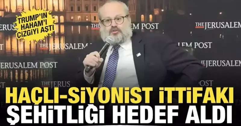 ABD li Haham: Müslümanlara şehitliğin kötü bir şey olduğu dikte edilmeli