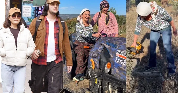 İstanbul u terk etmişti... Köy hayatı başka