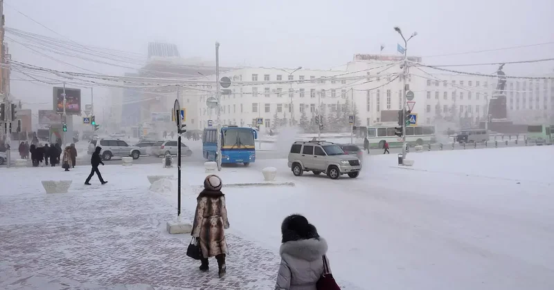 Dünyanın en soğuk şehri, eksi 45 dereceyi gördü