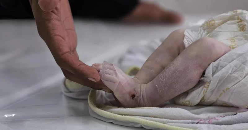 Gazze de soğuktan bir bebek daha hayatını kaybetti