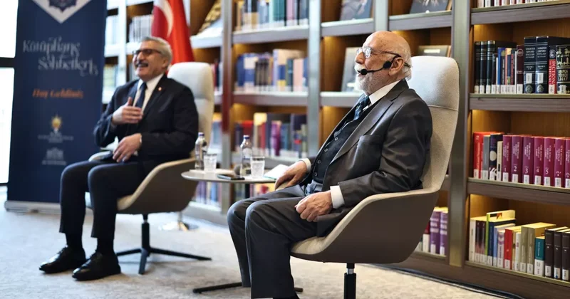 Eski bakanlardan Nabi Avcı, AK Parti Kütüphane Sohbetleri ne katıldı