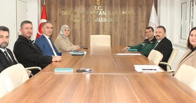 Tarım ve Orman Bakanlığına bağlı müdürler bir araya geldi Koordinasyon toplantısında kurumlar arası işbirliği konuşuldu Düzce Haberleri