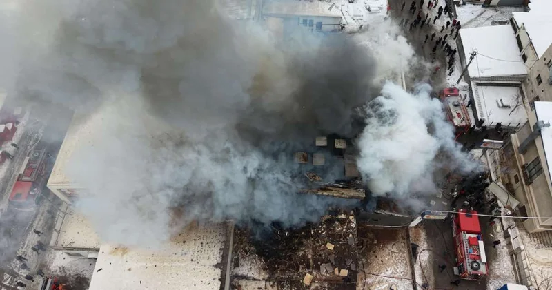 Erzurum da mobilya atölyesinde patlama: 2 kişi hayatını kaybetti!