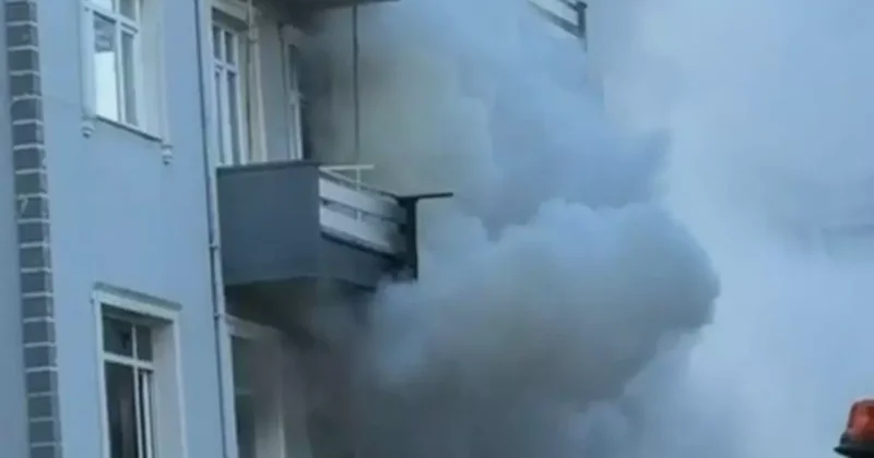 4 katlı binada çıkan yangında yatalak hasta ile kedisi öldü