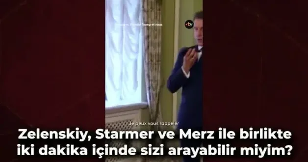 Fransız basını ilk kez yayınladı: Macron ve AB liderleri Trump ı arıyor