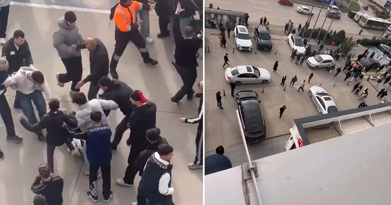 Karnesini alan liseliler AVM otoparkını savaş alanına çevirdi Sözcü Gazetesi