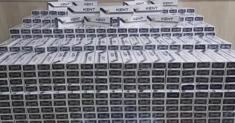 Kapıköy’de bin 500 paket kaçak sigara ele geçirildi