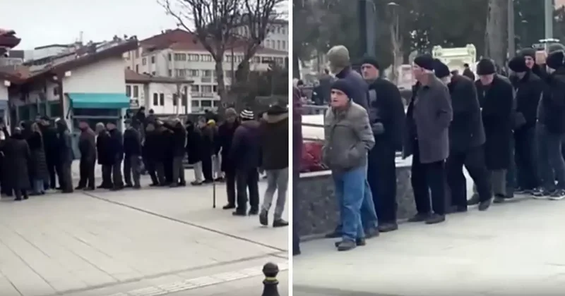 Soğuk havada çorba kuyruğu! CHP li vekil görüntüyü paylaşıp isyan etti