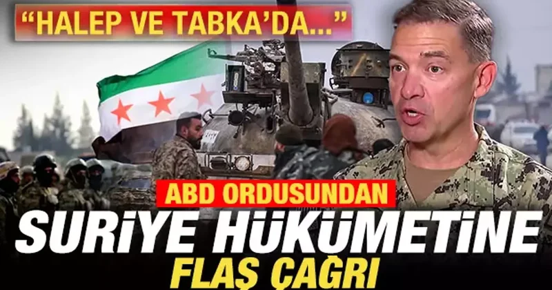ABD ordusundan Suriye hükümetine operasyonları durdurun çağrısı