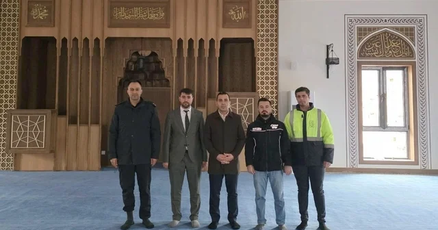 Kaymakam Algın, deprem konutları camisini inceledi Adıyaman Haberleri