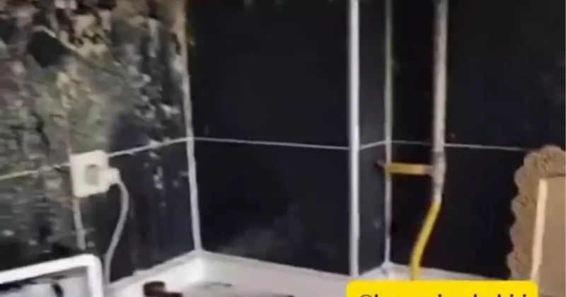 Ocaktaki düdüklü tencere patladı, mutfak kullanılamaz hale geldi