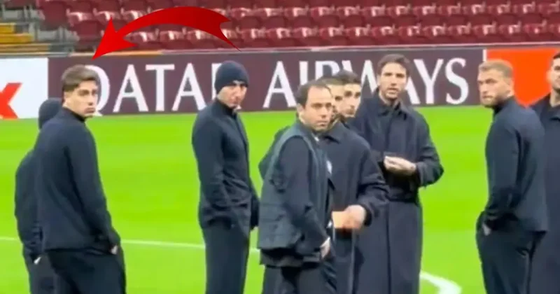Bakışlara dikkat! Galatasaray maçı öncesi Kenan ı şaşırtan olay