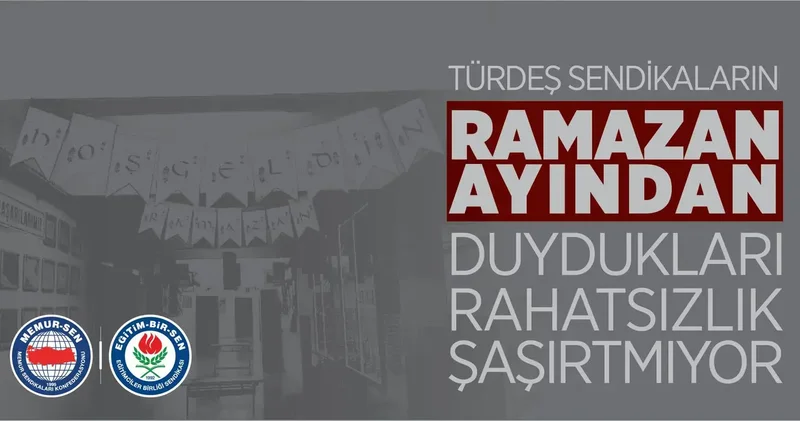 Eğitim Bir Sen’den ramazan etkinliklerine karşı çıkan sendikalara yönelik açıklama