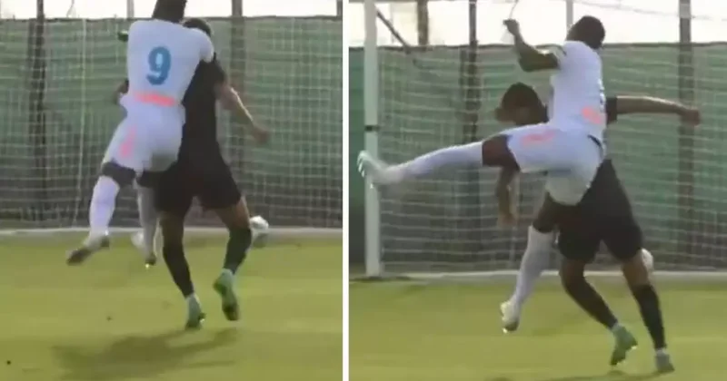 Uslanmıyor! Jhon Duran, Zenit teki ilk maçında rakip futbolcuya tokat attı