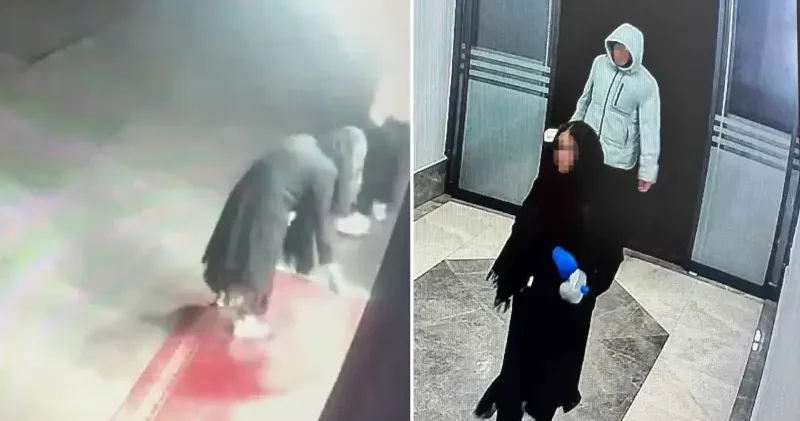 Kayseri de ilginç olay: Kapı önlerine dökülen maddeler büyü iddialarını akıllara getirdi Kayseri Haberleri