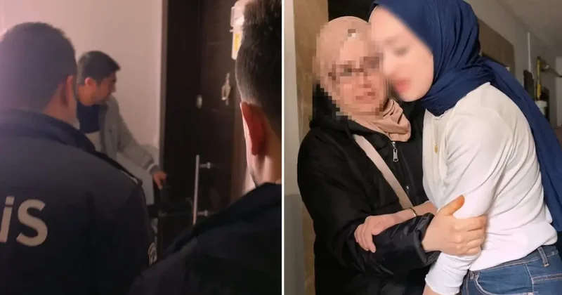 Ablasını bıçakla rehin aldı, polis koçbaşıyla kapıya dayananınca tuvalete saklandı