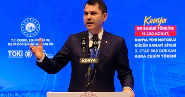 Bakan Kurum: Özgür Bey bize laf söyleyeceğine, şapkasını önüne alacak, bir düşünecek Konya Haberleri