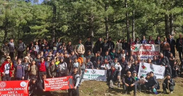 İzciler doğayla buluştu Denizli Haberleri